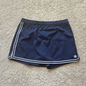 Tory Sport Tory Burch Skort Womens L Navy Blue Atletic Tennis